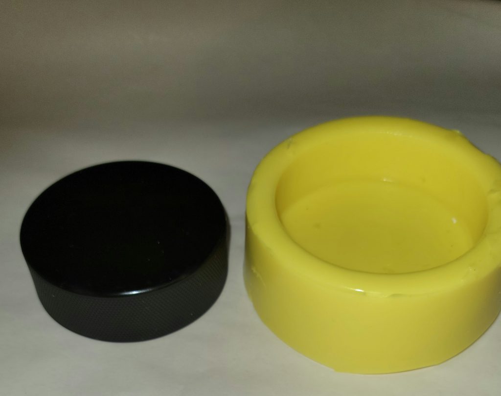 Hockey Puck Soap & Candle Mold