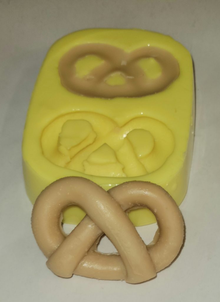 2 cavity Small Pretzels Soap & Candle Mold
